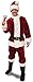 Rubie's Adult Crimson Regency Plush Santa Suit with Gloves