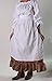 Women's Calico Pioneer Skirt Size ML, Brown