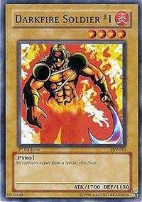 Yu-Gi-Oh! - Darkfire Soldier #1 (PSV-043) - Pharaohs Servant - 1st Edition - Common