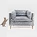 RHF Plastic Recliner Armchair Cover for Pets Cat Scratching Protector Waterproof Clear See-Through Furniture Covers Heavy Duty Clear Sectional Couch Covers Sofa Slipover No More Cat Urine