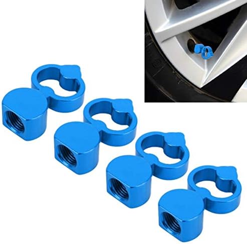 エアバルブ バルブキャップ エアバルブキャップ 4 Pcsハート型ガスキャップマウスピースカバータイヤキャップ