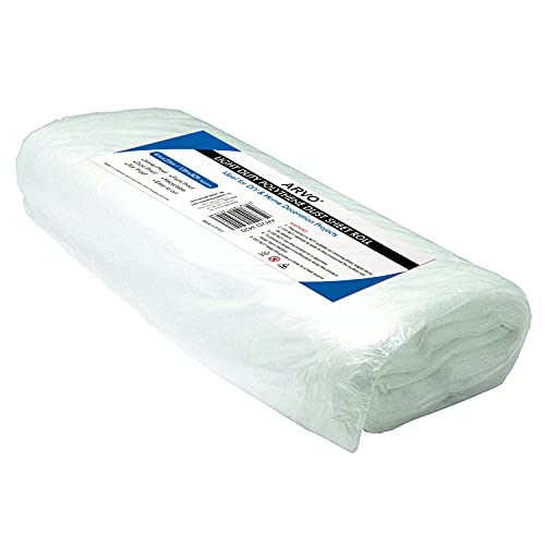ARVO 1 Pack Extra Large Plastic Dust Sheets for Decorating - 4m x 25m (13ft x 82ft), Waterproof Polythene for Painting, Furniture, Floor Protection, Ideal with Paint Coveralls