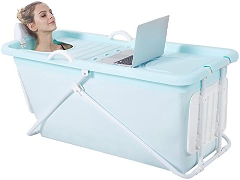 WWDH Adult Foldable Bath artifact,Inflatable bathtub Bathtub,Children's bathtub,Family Bathtub-E
