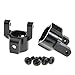 Rowiz 2PCS RC 1:10 Aluminum C Hub Carrier Upgrade Parts Black for Axial AX10 SCX10