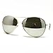 Super Oversized Aviator Sunglasses Unisex Fashion Big Mirror Lens
