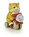 Dawhud Direct Cool Cat on Bike Solar Light for Home and Outdoor Decor, Cat on Bike Solar Powered Flickering LED Garden Light Backyard Cat Decoration