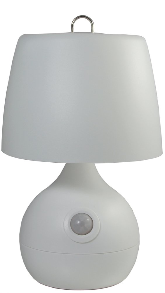 MIGHTY BRIGHT 35027 Baby Bright LED Sensor Light, White Metal