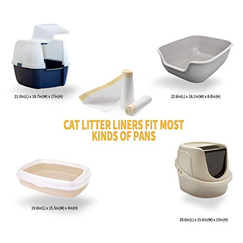 KONE Cat Litter Box Liners, 14 Count Jumbo Extra Durable Large