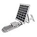 Brillihood 60W LED Solar Street Light, IP65 Waterproof Solar Powered Pole Light, ,9600LM, 6000K (Bright White) Security Area Night Lighting for Street Gutter Patio Garden Path