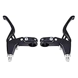 1 Pair Brake Clutch Levers Aluminium Alloy Cycling Brake Level Handles for Road Mountain Bike