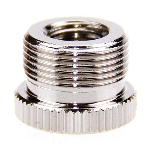 LycoGear Microphone Stand Thread Adapter Kit, 1x 3/8" Female to 5/8"-27 Male adapter & 1x 1/4" Female to 5/8"-27 Male adapter combo
