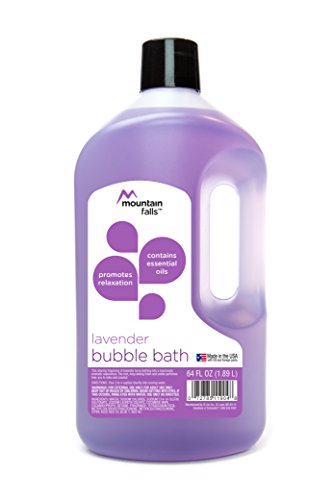 Mountain Falls Bubble Bath with Essential Oils, Lavender, 64 Fluid Ounce