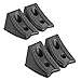 DEDC Heavy Duty Wheel Chocks for Caravan Car Wheel Stoppers Tire Chocks 4 Pack, RV Trailer ATV Truck Tire Wheel Blocks