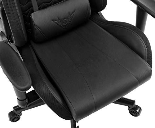 VALK-Skadi-Silla-Gaming-con-Luces-LED-RGB-Reclinable-160o-Reposabrazos-2D-Silla-Gamer-Escritorio-y-Oficina-Ergonomica-Transpirable-Acolchado-de-Alta-Densidad-Negro
