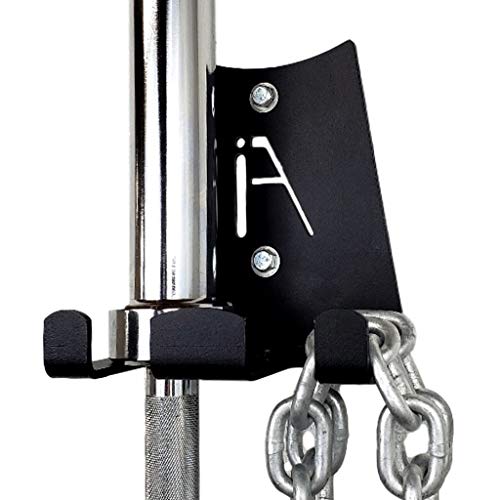 Alpha Double Barbell Storage Holder Wall Mount Hanging Barbell Storage