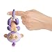 Fingerlings Glitter Monkey - Kiki (Purple Glitter) - Interactive Baby Pet - By WowWee