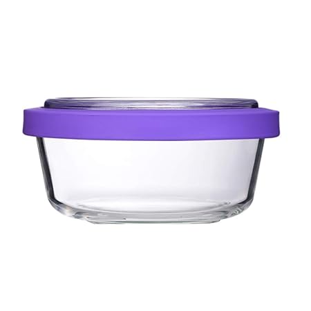 ZL-Porta alimentos Recipiente de Vidrio Recipiente Resistente al ...