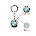 Bailunte Compatible for BMW Keychains 3D Car Logo Key Chain Key Ring Accessories Gift Present for Men and Woman (2pcs)