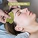 4 Pack Jade Roller Facial Ridged Roller Kits Skin Roller with 2 Pieces Gua Sha Scraping Massage Tools Anti Aging and Wrinkles for Face, Eye, Neck, Body for Lymphatic Massage (Style C)
