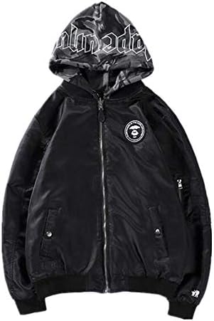 Mazuss AAPE Fashion Printed Cardigan Hooded Double-Sided Camouflage Jacket for Men/Women