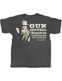 John Wayne Gun Control, Concentration and a Steady Hand T-Shirt