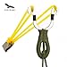 Freehawk 1Pcs Stainless Steel Slingshot with Swan-Falling Shape Hunting Slingshot Hunting Catapults Slingshot for Kids Outdoor Hunting Game, Fowling and Fishing Competition (Color at Random)