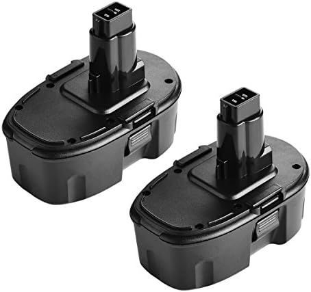 TUOMAN 2Packs 18V 3.0Ah Ni-MH Replacement Battery for Dewalt Cordless Tools DC9096 DE9039 DE9095 DE9096 DE9098 DW9095 DW9096 DW9098 DE9503