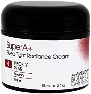 American Botanics Supera Sleep Tight Radiant Prickly Pear Rescue Cream with Brightening Complex, 2 Fluid Ounce