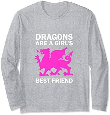 Unisex Dragons are a Girl's Best Friend T-Shirt Women Kids Humor 2XL Heather Grey