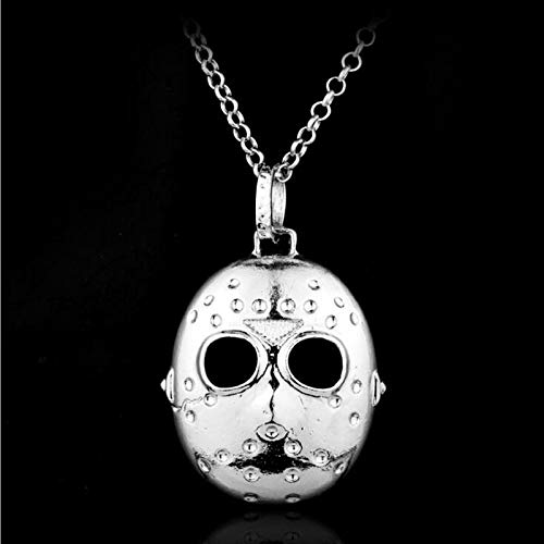 Grocoto Pendant Necklaces - 10pcs/lot Fashion Jewelry Pendant Necklace NO.13 Jason Voorhees Freddy Hockey Mask Necklaces for Men Accessories 1 PCs