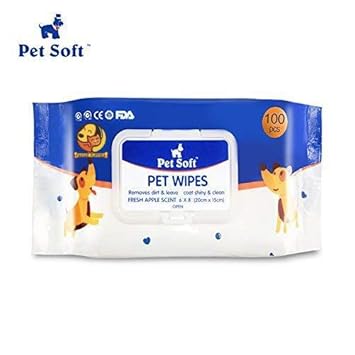 Foodie Puppies Wet Pet Wipes for Dogs, Puppies & Pets with Fresh Apple Scent 6