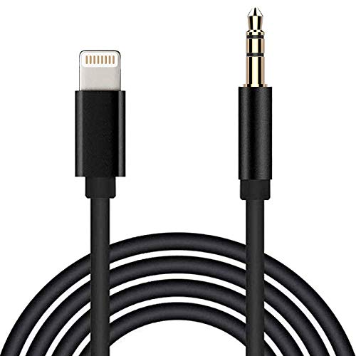 Aux Cord for iPhone, [Apple MFi Certified] Lightning to 3.5mm Audio