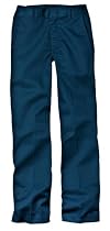 Dickies Little Boys' Classic Flat Front Pant,Dark Navy,4 Slim