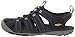 KEEN Women's Clearwater CNX Sandal,Black/Yellow,8.5 M US