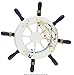 Wendin Ornamental Nautical Beach home lake house Wooden Boat Marine Ship Steering Wheel Fishing Net sea birds Home Wall Decals decoration White - sea birds fish