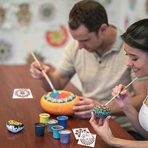 4 Mandala+Painting+Templates+Stencils+Projects