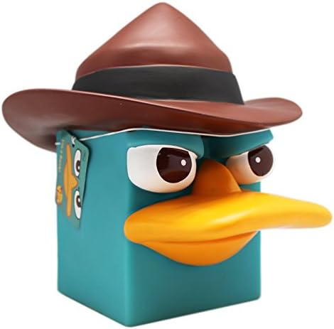 Phineas and Ferb Disney's Perry The Platypus Agent P. Kids Coin Bank
