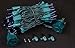 Novelty Lights 11 Feet 50 Bulbs Traditional Incandescent Mini Lights, Blue on Green Wire with 2.5