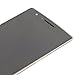 XR Generic LCD Display Touch Screen Digitizer Assembly for Oneplus One 1+ A0001 Replacement Parts with Frame, Install Tools, Tempered Glass Screen Protector (Black)