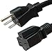 IronBox Electric - NEMA 6-15 Adapter Extension Power Cord - Rated for 15A/250V - 14 AWG Jacket - Heavy Duty Extension Cable - Weatherproof Design - Ideal for Indoor and Outdoor Use (15 feet, Molded)