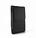 Premium Vertical Leather Case with Magnetic Closure with Belt Clip for Microsoft Lumia 640 XL (Plus Size Fits Phone with Thick Cover Otterbox Defender Case/ Symmetry/ Commuter/ Lifeproof Case on, NOT for Phone without Cover on It )