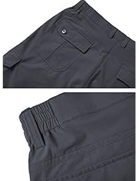 WenVen - Pantalones cortos de secado rápido para hombre, informales, ligeros, con bolsillos
