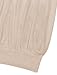 Timeson Womens Long Sleeved Work Blouses Womens Long Sleeve Scoop Neck Pleated Front Fitted Blouse Top Large Beige