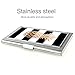PANBOM Imiao Professional Business Card Holder Business Card Case Metal Card Holder Slim Design for Men & Women (Stripe Pineapple)
