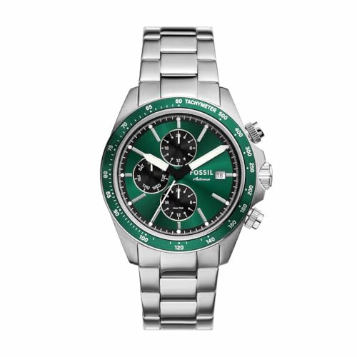 Fossil Autocross Men's Watch, Multifunction Quartz Movement with Stainless Steel or Leather Strap