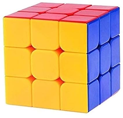 Trends Maker Cube 3x3 Rubik Speed Cube High Stickerless Brain Puzzle Game Toy (Multi)