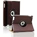 SuperLite 360 Degrees Rotating Stand Leather Case for Ipad 2/3/4, brown primary