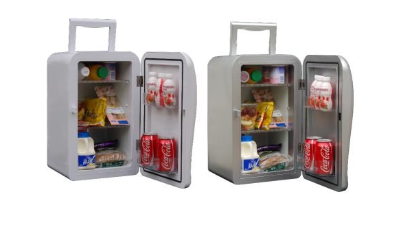 Norko 17 litros refrigerador Mini nevera en plata : Amazon.es ...