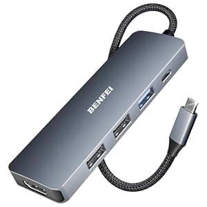 BENFEI USB C ハブ 5in1 4K@30Hz HDMI 1*USB3.2+2*USB2.0ポート 10Gbps超高速データ転送用