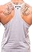 Iwearit Stringer Tank-Top (Grey-M) MADE in USA